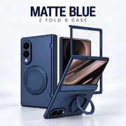 Matte Blue Z Fold 8 Case